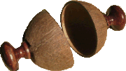 Kokosnussschalen